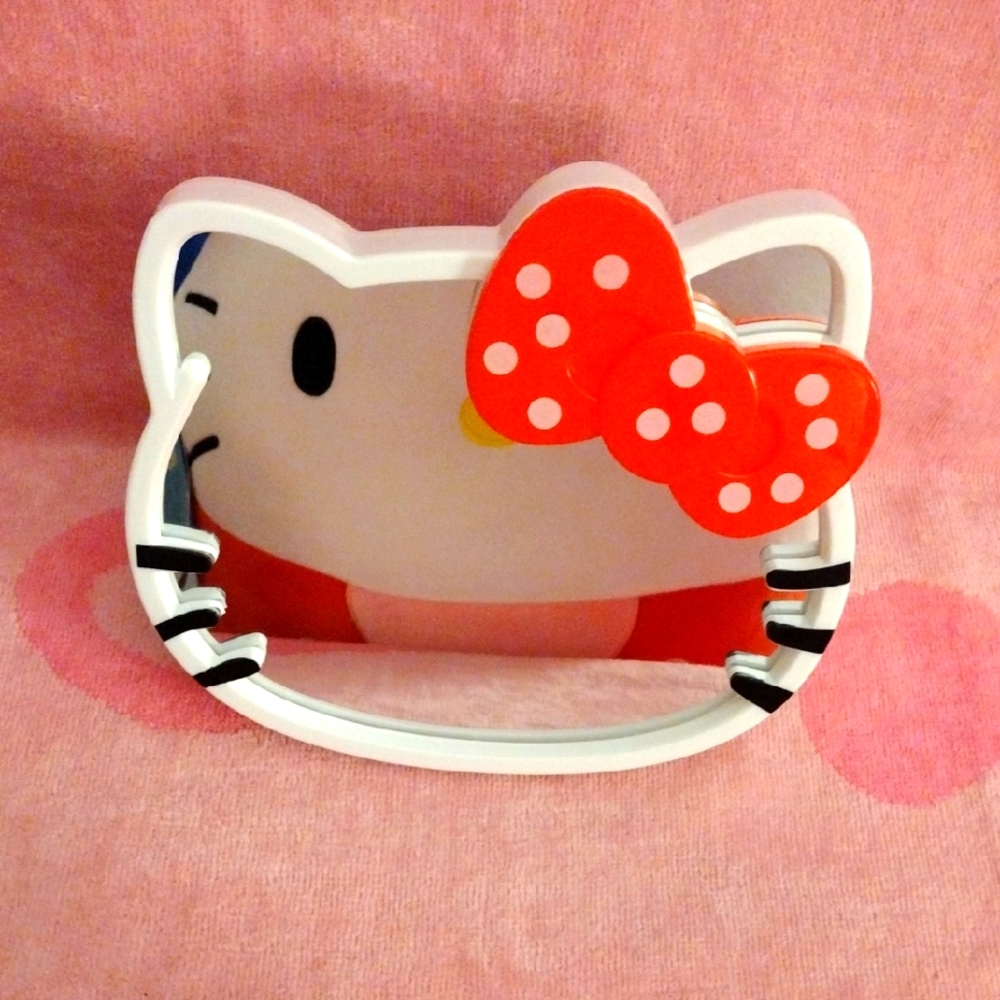 Hello Kitty Desktop Mirror And Makeup Organizer